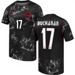 Men 17 Canada Tajon Buchanan Replica Away   2
