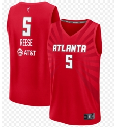 Men Atlanta Dream Angel Reese #5 Red Fast Break Replica Jersey Explorer Edition Men Atlanta Dream Angel Reese #5 Red Fast Break Replica Jersey Explorer Edition