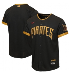 Youth Pittsburgh Pirates Blank Black 2026 City Connect Stadium Stitched Baseball Jersey