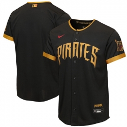 Youth Pittsburgh Pirates Blank Black 2026 City Connect Stadium Stitched Baseball Jersey