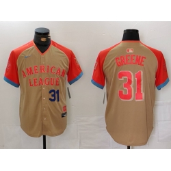 Men American League 31 Riley Greene Cream 2024 All Star Limited Stitched Baseball Jersey 2