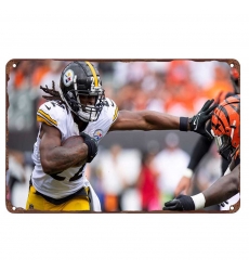 Pittsburgh Steelers Aluminum Sign 12x8 Inch Najee Harris 002