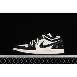 AIR JORDAN 1 LOW WHITE BLACK SJ9950 013