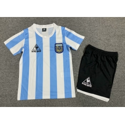 Youth Retro Soccer Jerseys Argentina 1986