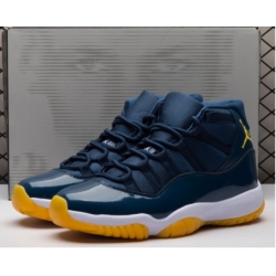 Men Nike Air Jordan 11 Retro Blue AT7802-115 High Cut Baskebtall Shoes