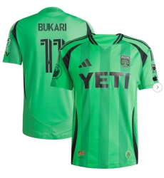 Mens Austin FC adidas Green 2025 The Heartbeat Kit Authentic Player Jersey Mens Austin FC adidas Green 2025 The Heartbeat Kit Authentic Player Jersey
