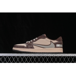 AIR JORDAN 1 LOW X TRAVIS SCOTT MEN SHOES 6513