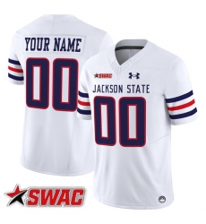 Men Jackson State Tigers ACTIVE PLAYER Custom White 2026 F U S E Vapor Limited Stitched Football Jerseys Men Jackson State Tigers ACTIVE PLAYER Custom White 2026 F U S E Vapor Limited Stitched Football Jerseys