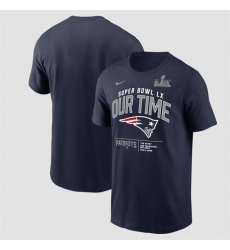 Men New England Patriots New England Patriots Navy 2025 Super Bowl LX Clear Sign T Shirt Men New England Patriots New England Patriots Navy 2025 Super Bowl LX Clear Sign T Shirt