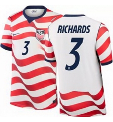 Men 3 Chris Richards USMNT 2026 Home Stadium Replica Jersey 1