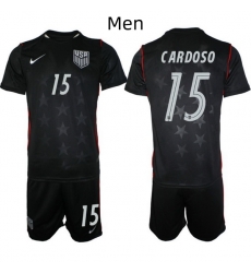 USA FIFA World Cup 2026 Navy Blue Soccer Jersey Johnny Cardoso #15 USA FIFA World Cup 2026 Navy Blue Soccer Jersey Johnny Cardoso #15