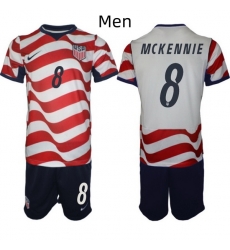 USA FIFA World Cup 2026 Soccer Red Home Jersey Weston McKennie #8 USA FIFA World Cup 2026 Soccer Red Home Jersey Weston McKennie #8