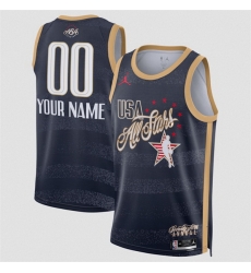 Men 2026 All Star Active Player Custom Navy Stitched Basketball Jersey