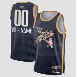 Men 2026 All Star Active Player Custom Navy Stitched Basketball Jersey
