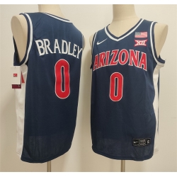Men Arizona Wildcats  0 Jaden Bradley Navy Stitched Jersey