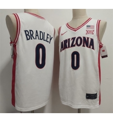 Men Arizona Wildcats 0 Jaden Bradley White Stitched Jersey Men Arizona Wildcats 0 Jaden Bradley White Stitched Jersey