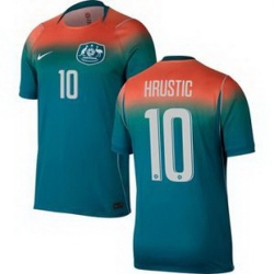 Men 10 Australia Ajdin Hrustic Replica Jersey World Cup  2