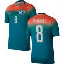 Men 8 Australia Connor Metcalfe Replica Jersey World Cup  2