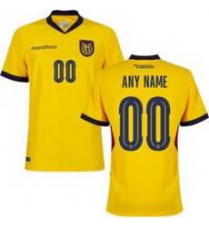 Men 00 Ecuador Custom Away Replica Jersey 1 Men 00 Ecuador Custom Away Replica Jersey 1