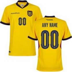 Men 00 Ecuador Custom Away Replica Jersey   1