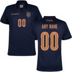 Men 00 Ecuador Custom Away Replica Jersey   2