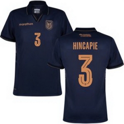 Men 3 Ecuador Piero Hincapie Away Replica Jersey   2