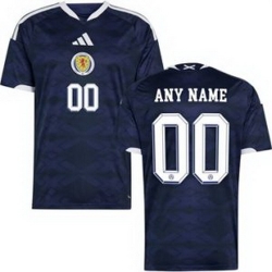 Men 00 Scotland Custom 2026 Home Replica Jersey 1