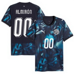 Men 00 Paraguay Custom Replica Away Jersey 2026429 2
