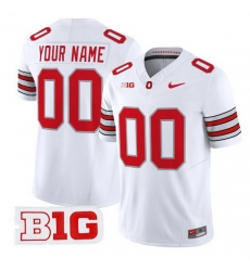 Men Ohio State Buckeyes Active Player Custom White 2026 F U S E Tunnel Vision Vapor Limited Stitched Football Jersey Men Ohio State Buckeyes Active Player Custom White 2026 F U S E Tunnel Vision Vapor Limited Stitched Football Jersey