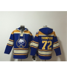 Men Buffalo Sabres 72 Tage Thompson Blue Ageless Must Have Lace Up Pullover Hoodie Men Buffalo Sabres 72 Tage Thompson Blue Ageless Must Have Lace Up Pullover Hoodie
