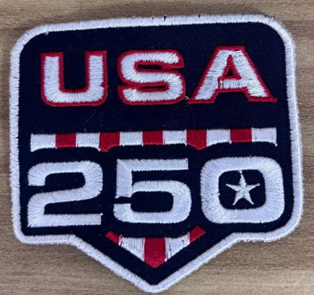 Men Kansas City Chiefs USA 250 Anniversary Patch Biaog